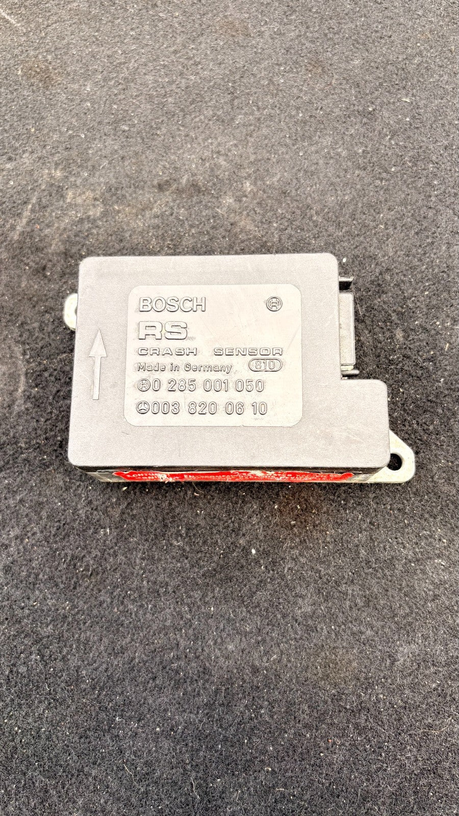 MERCEDES 1986 SRS CRASH SENSOR 0038200610
