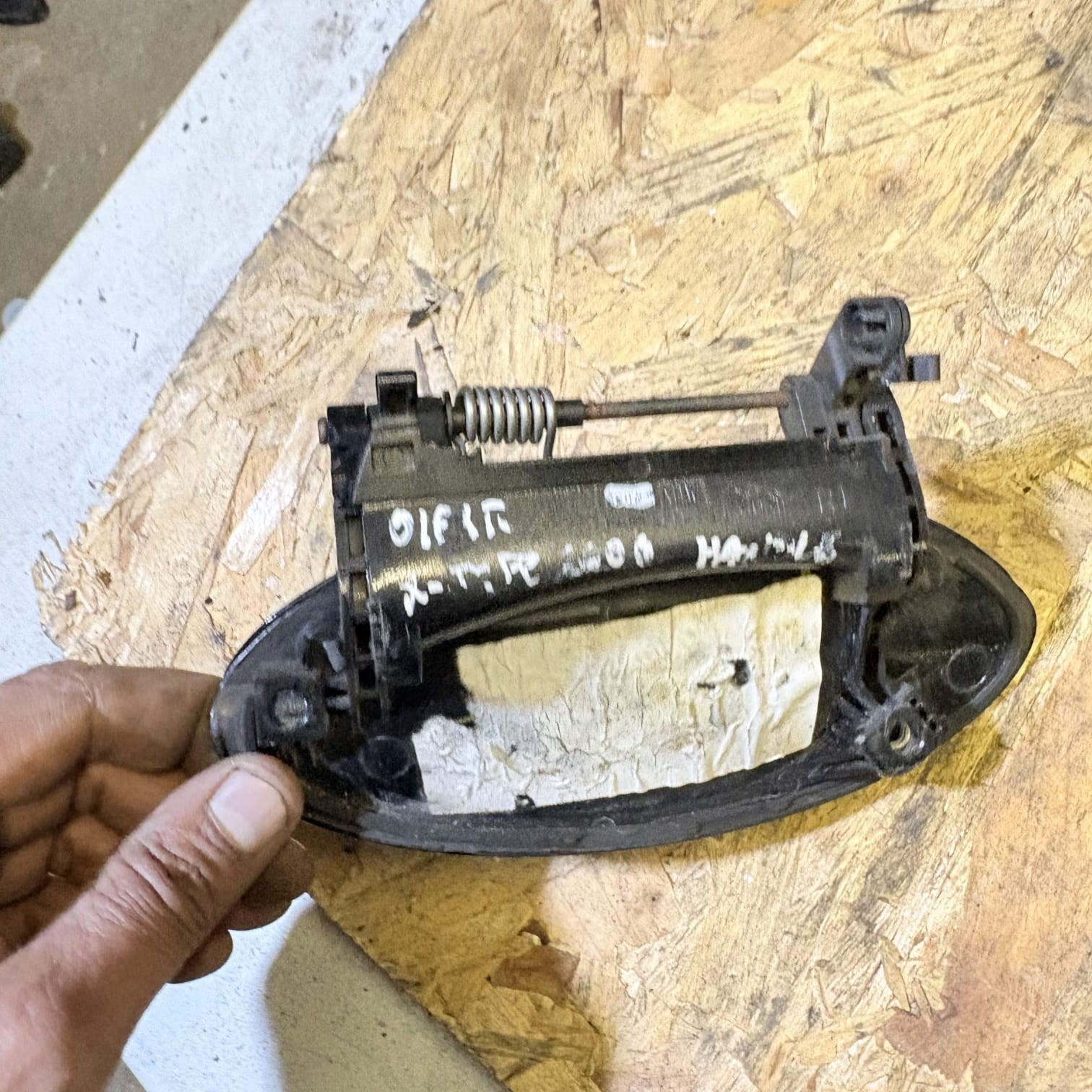 JAGUAR X TYPE 2001-2009 O/S/R DRIVER REAR DOOR HANDLE 1X43-26604-AHW