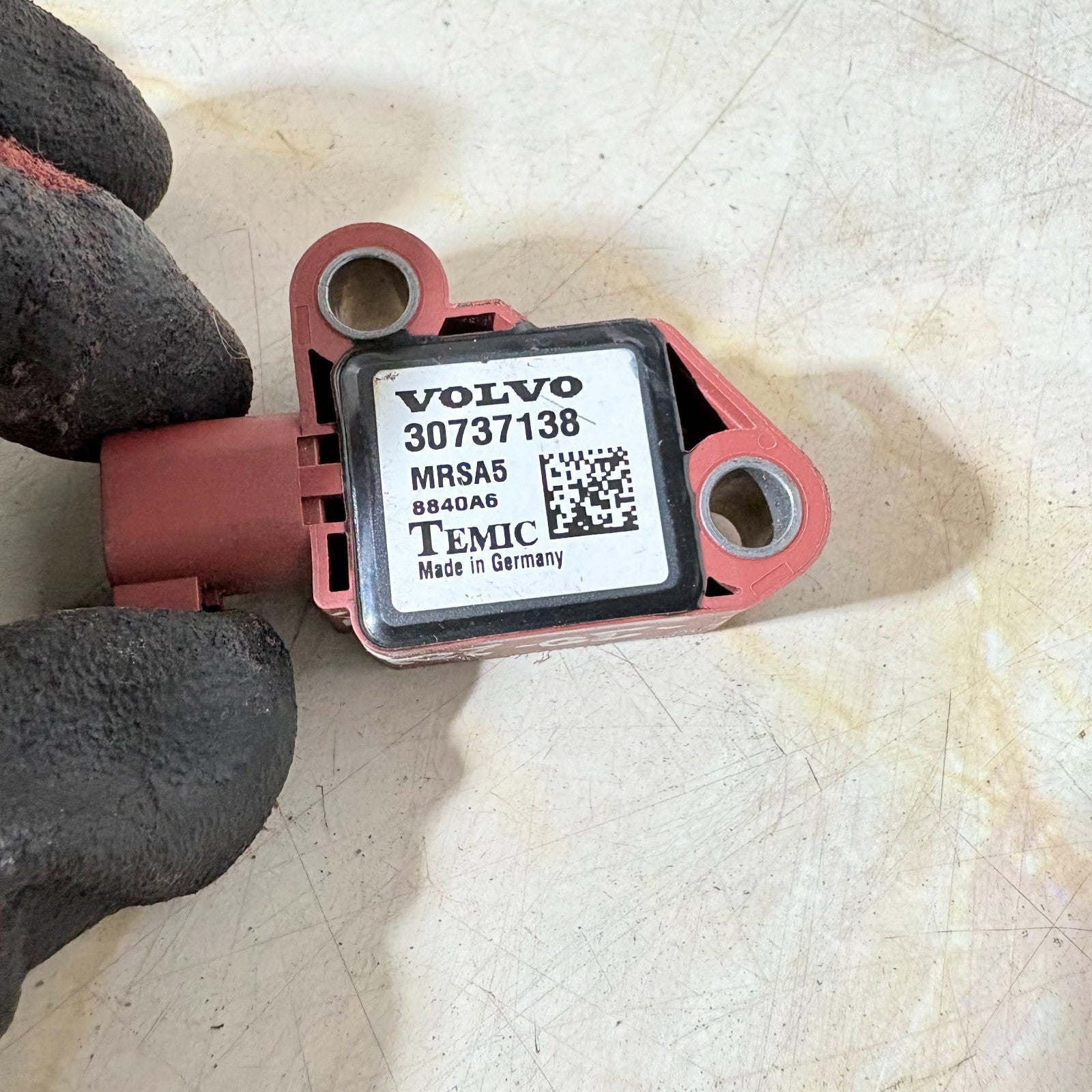 Volvo C30 Mk1 2007?2013 Airbag Crash Impact Sensor Rear Left N/S 30737138