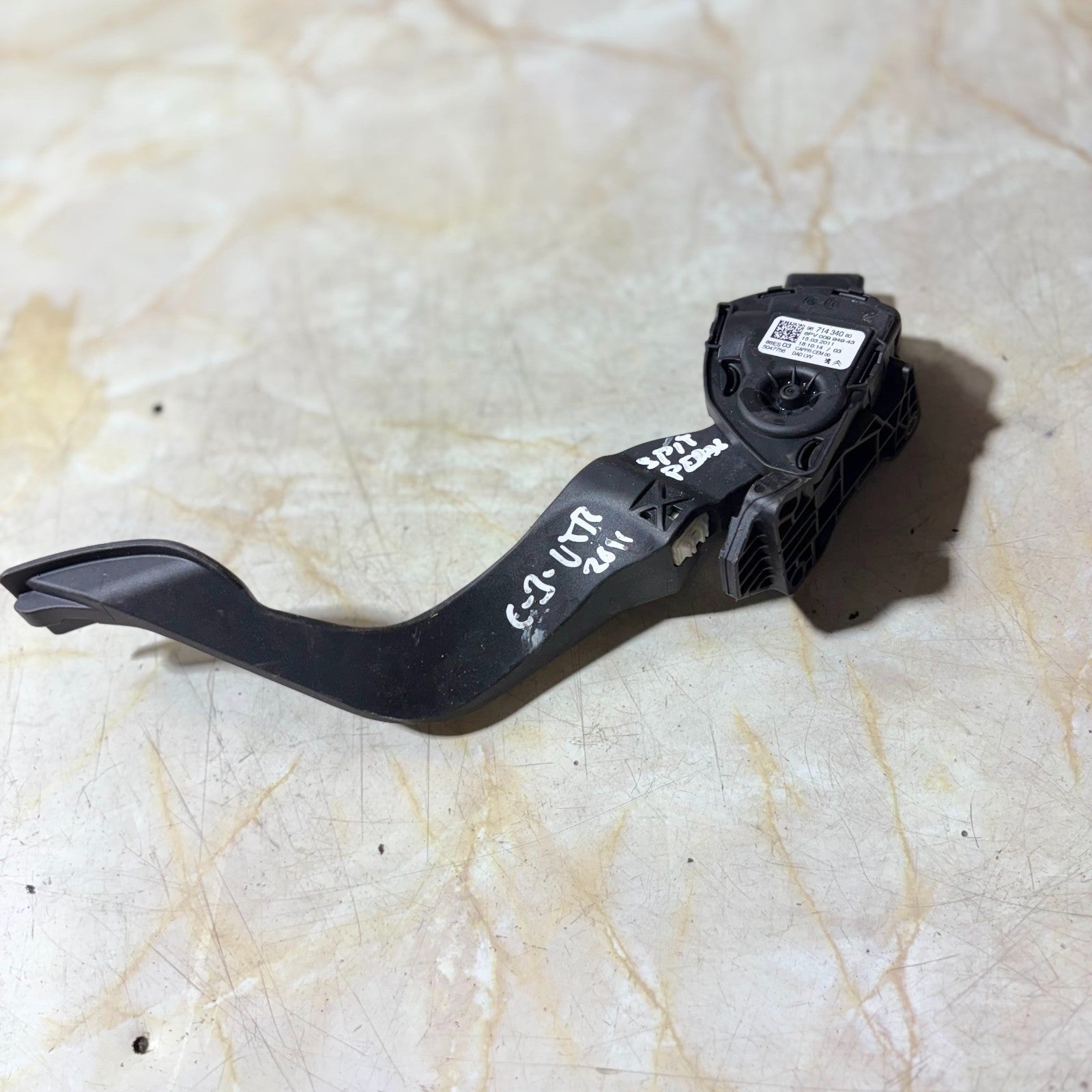 Citroen C3 VTR 2011 Throttle Pedal 6PV009949