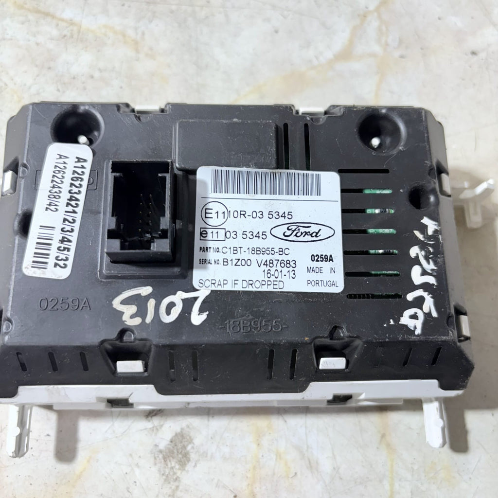 2013 FORD FIESTA MULTI FUNCTION RADIO DISPLAY SCREEN 10R035345