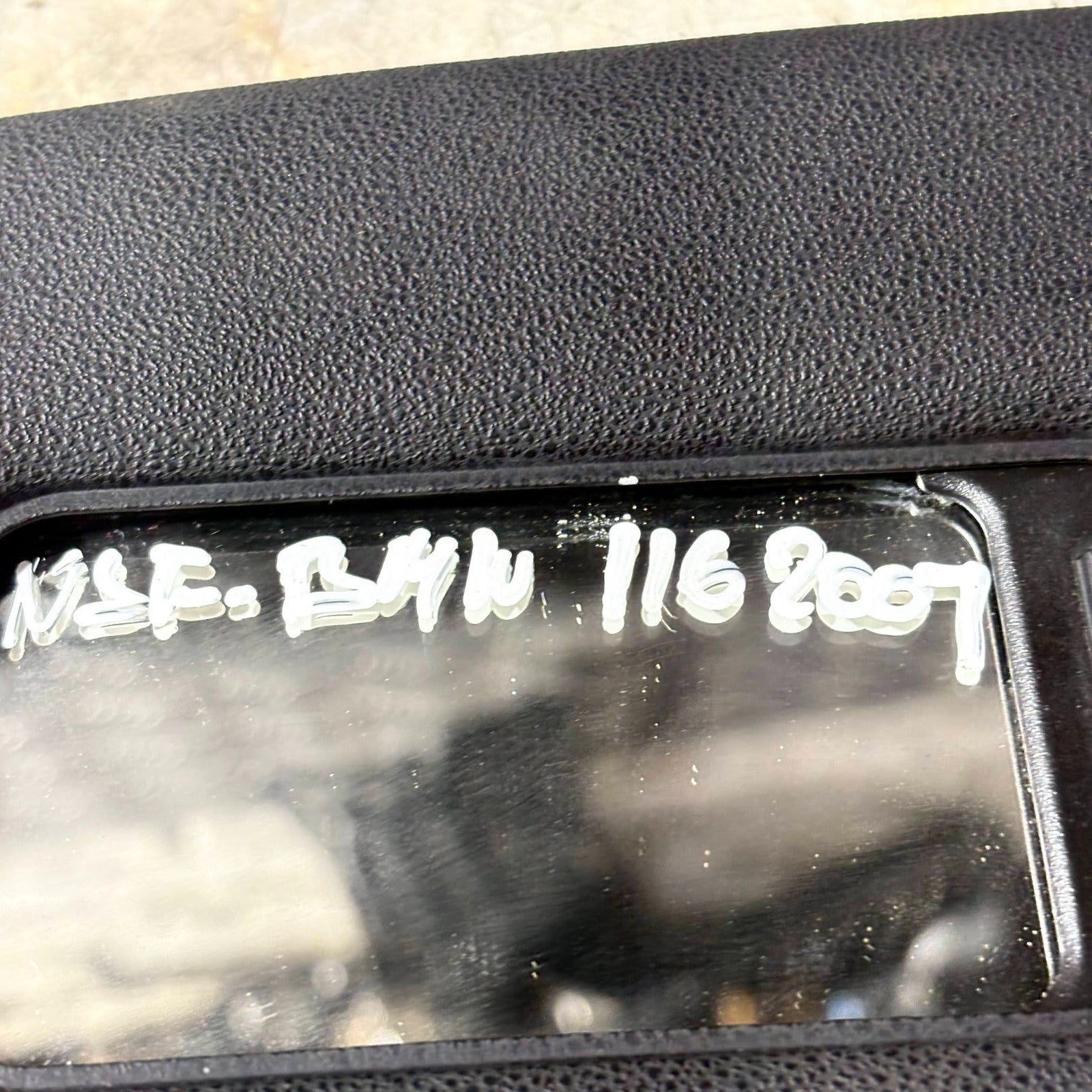 BMW 1 Series 116 E87 E81 2004-2011 Passenger Left N/S Black Sun Visor 8036361