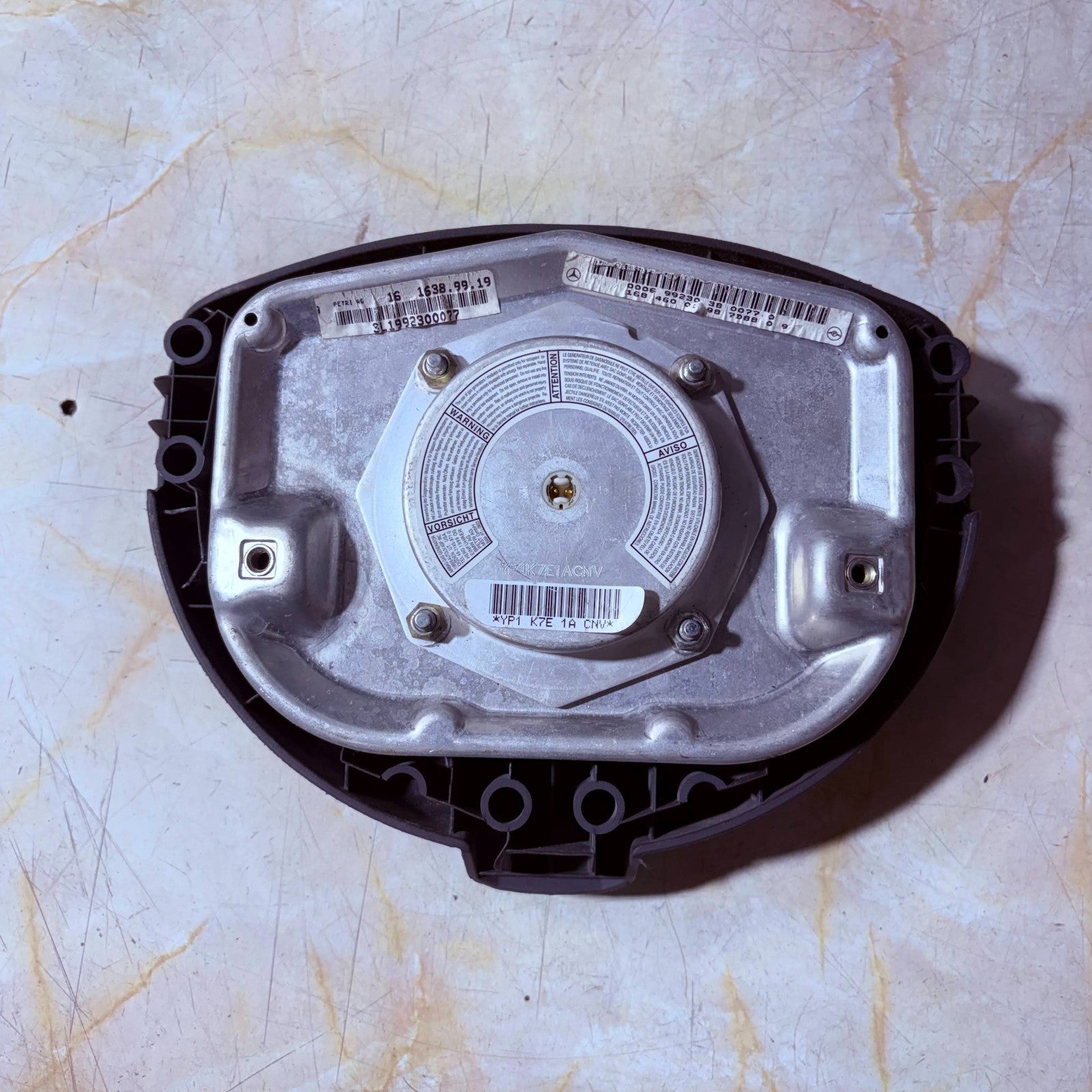 MERCEDES A-Class 1997-2004 Driver Steering Wheel SRS BAG A1684600198