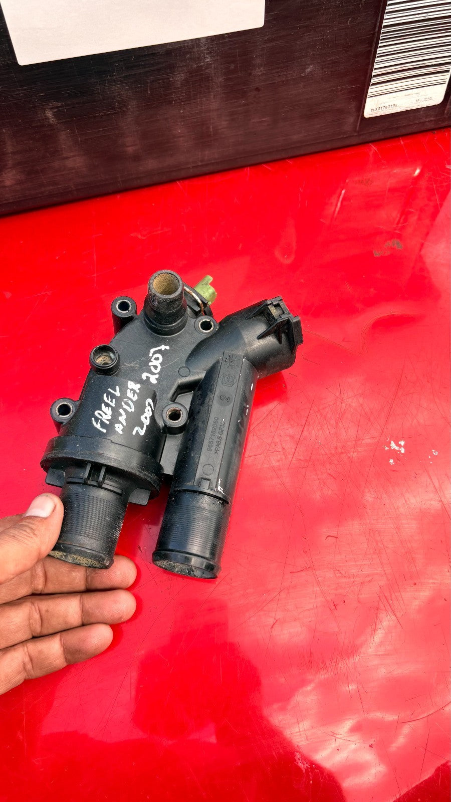 LAND ROVER FREELANDER 2.2 2007 COOLANT THERMOSTAT HOUSING 9657182080