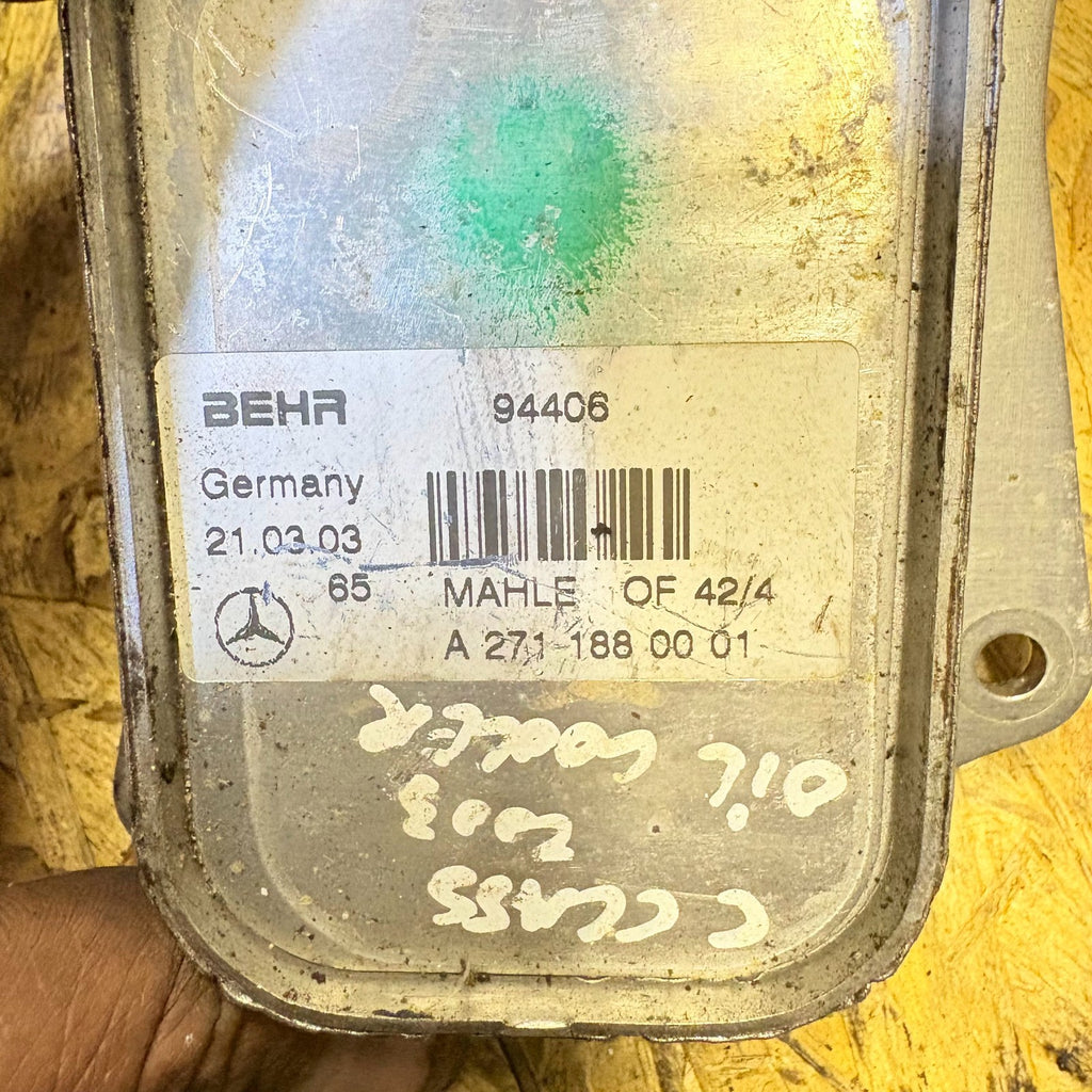 A2711880001 RADIATOR OIL COOLER (Oil Cooler) Mercedes-Benz C Class 2003