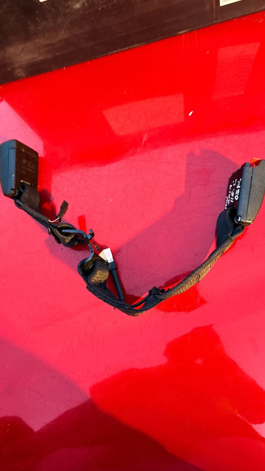 BMW 1 SERIES 118i 2019 DRIVER REAR SEAT BELT BUCKLE PAIR