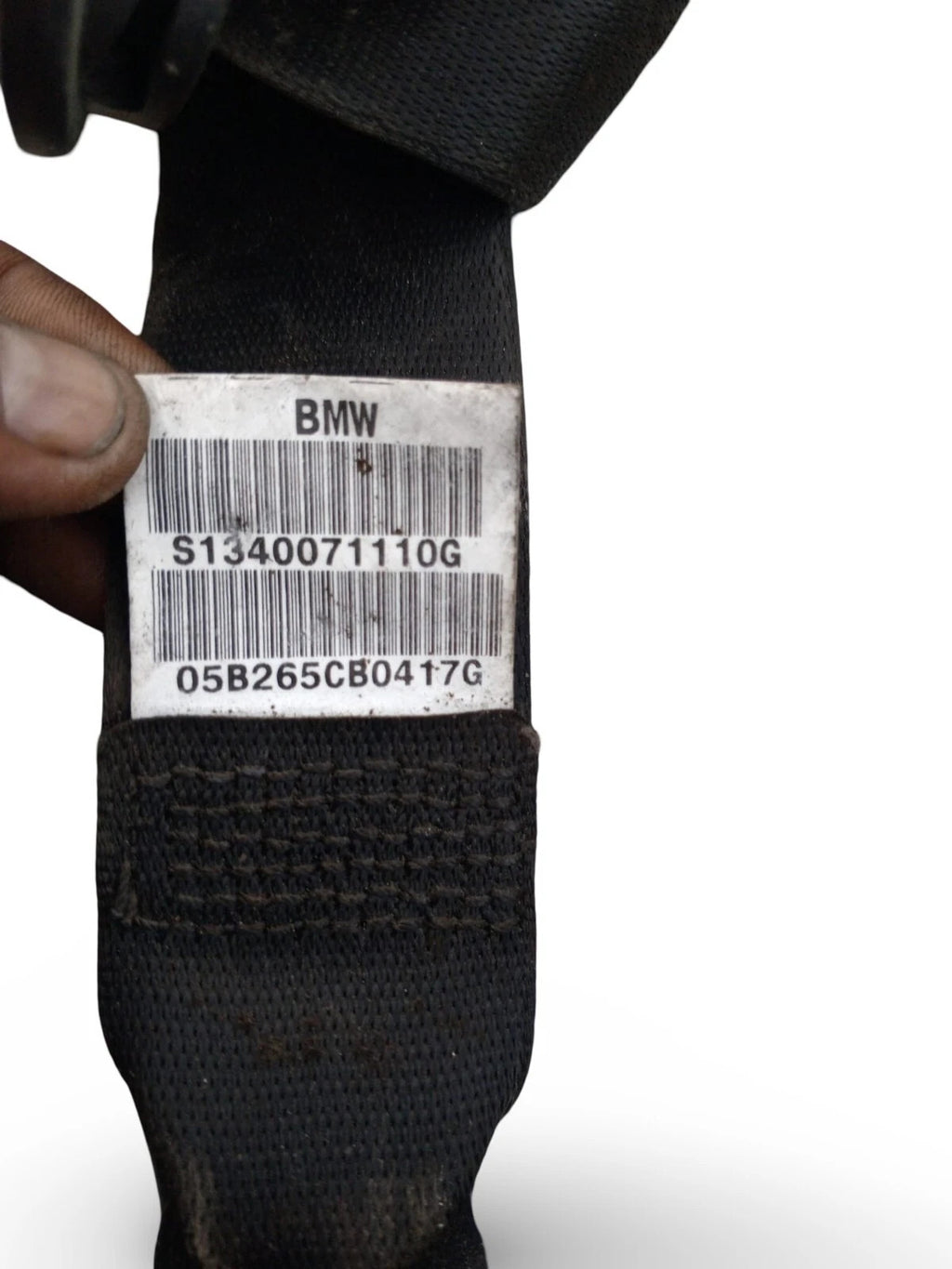 Bmw X3 2003-2006 n/s near passenger left front seat belt 33033481E