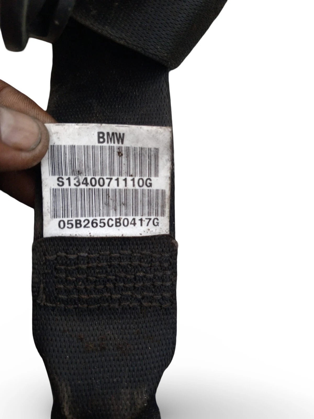 Bmw X3 2003-2006 n/s near passenger left front seat belt 33033481E
