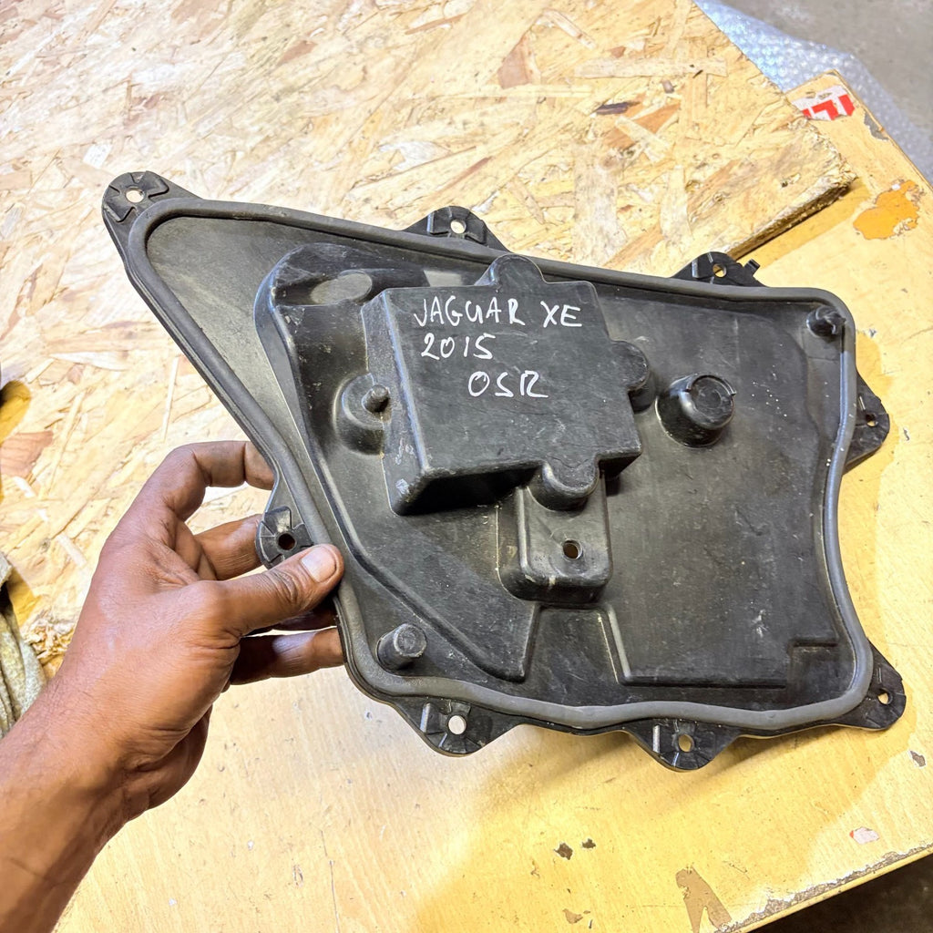 JAGUAR XE 2015 OSR Right REAR INNER DOOR COVER GX63-24766-A