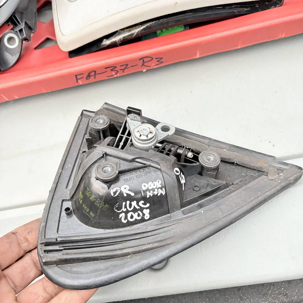 Honda Civic MK8 Hatch 5DR Rear Right Outer Door Handle 72640SMGE020 2007-2011