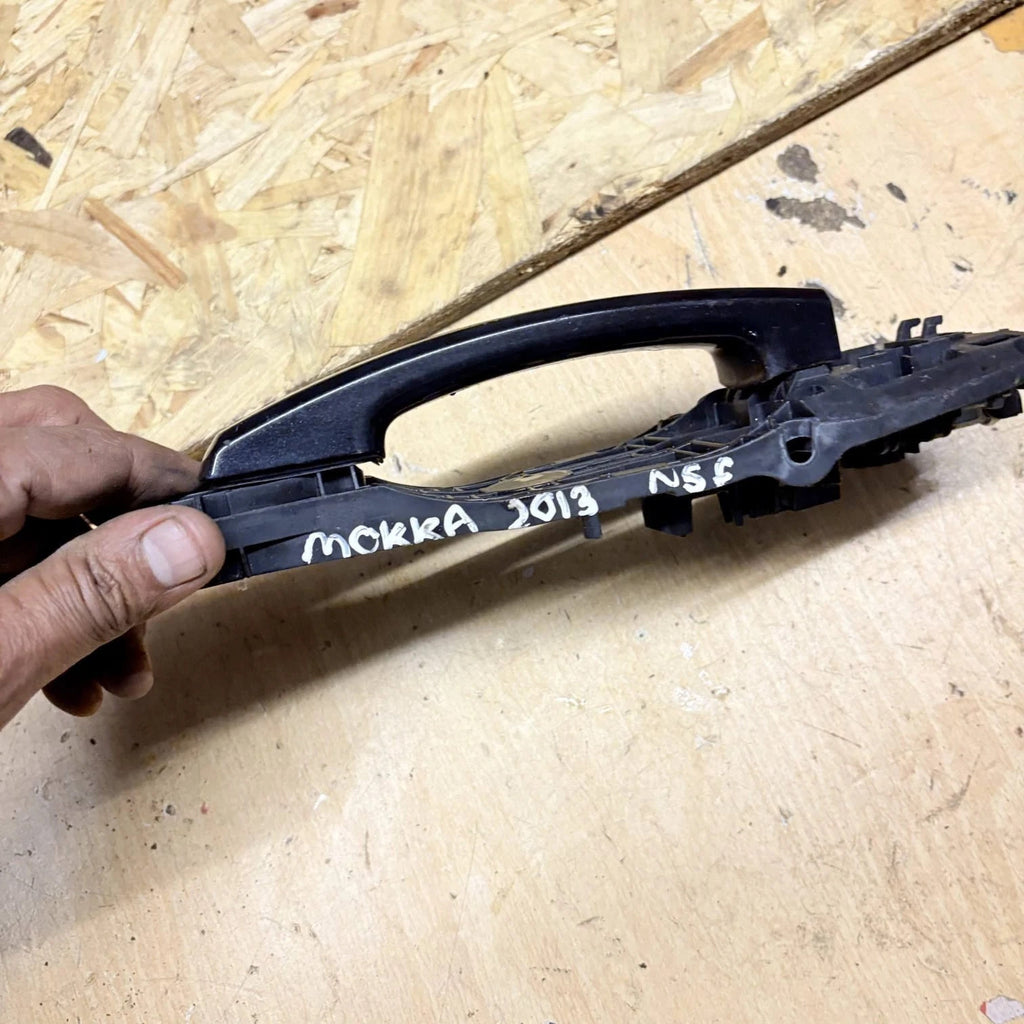 Opel Mokka 2013 N/S Front Outer Door Handle Black 5 Door