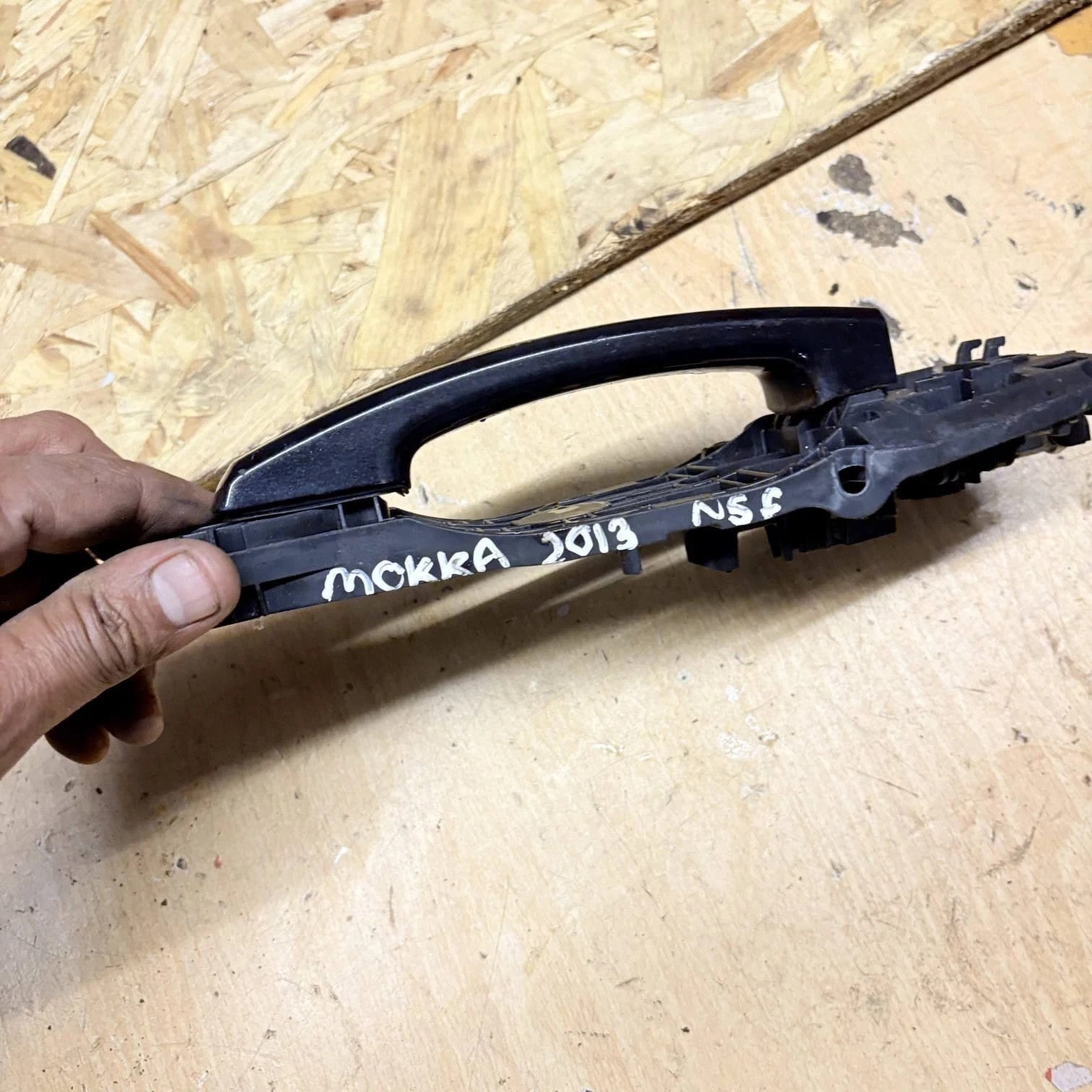 Opel Mokka 2013 N/S Front Outer Door Handle Black 5 Door