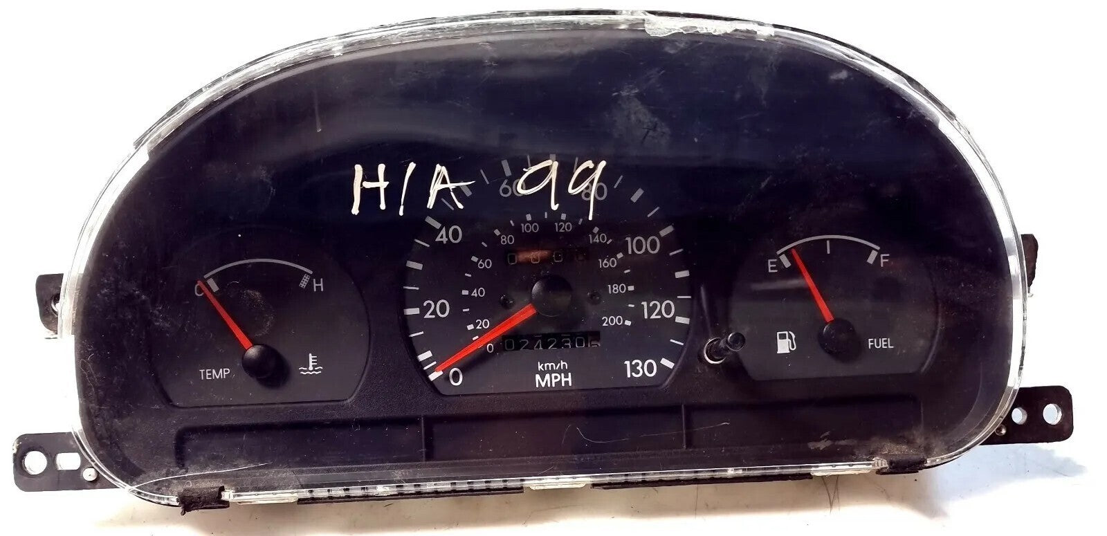 78803210 Hyundai Accent 1997 Petrol speedometer instrument cluster CLOCKS