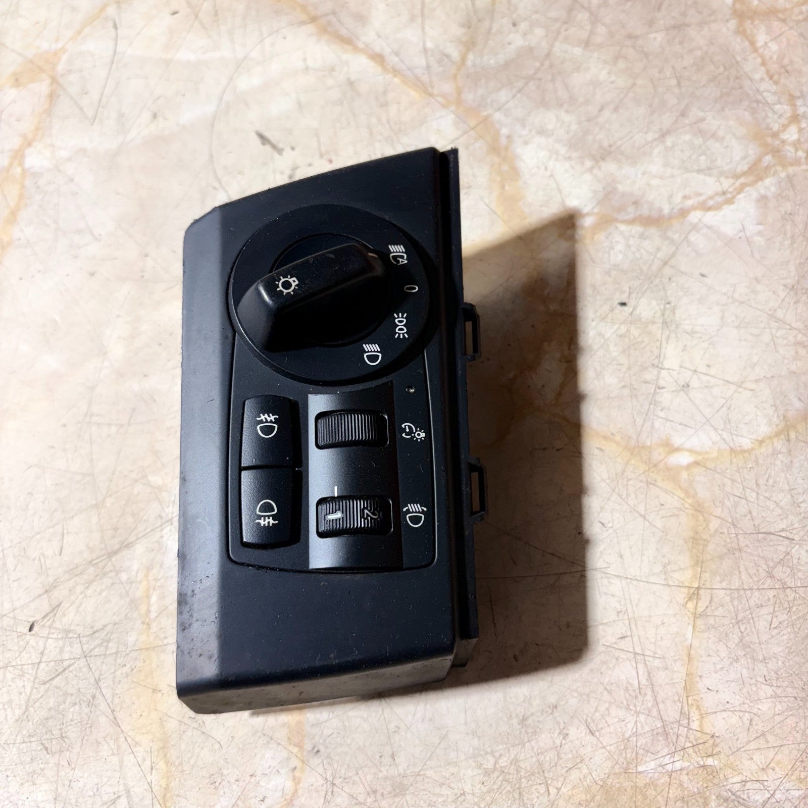 BMW X3 2006 Headlight Fog Adjustment Switches Black 3 420 282