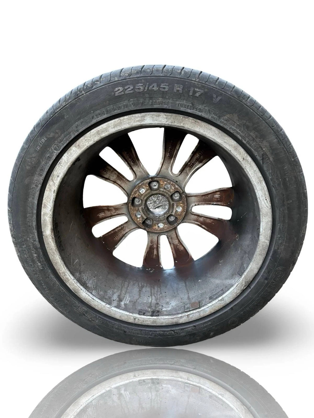 AUDI A3 8P 225/45R17 ALLOY WHEEL 5MM CONTINENTAL 8P0601025CC (1)