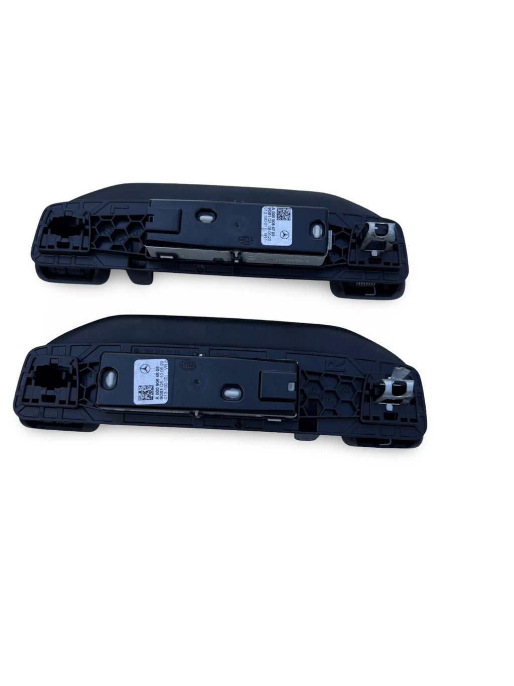 Mercedes A-Class W177 2018-2023 Rear Grab Handles With Light Pair L+R Black