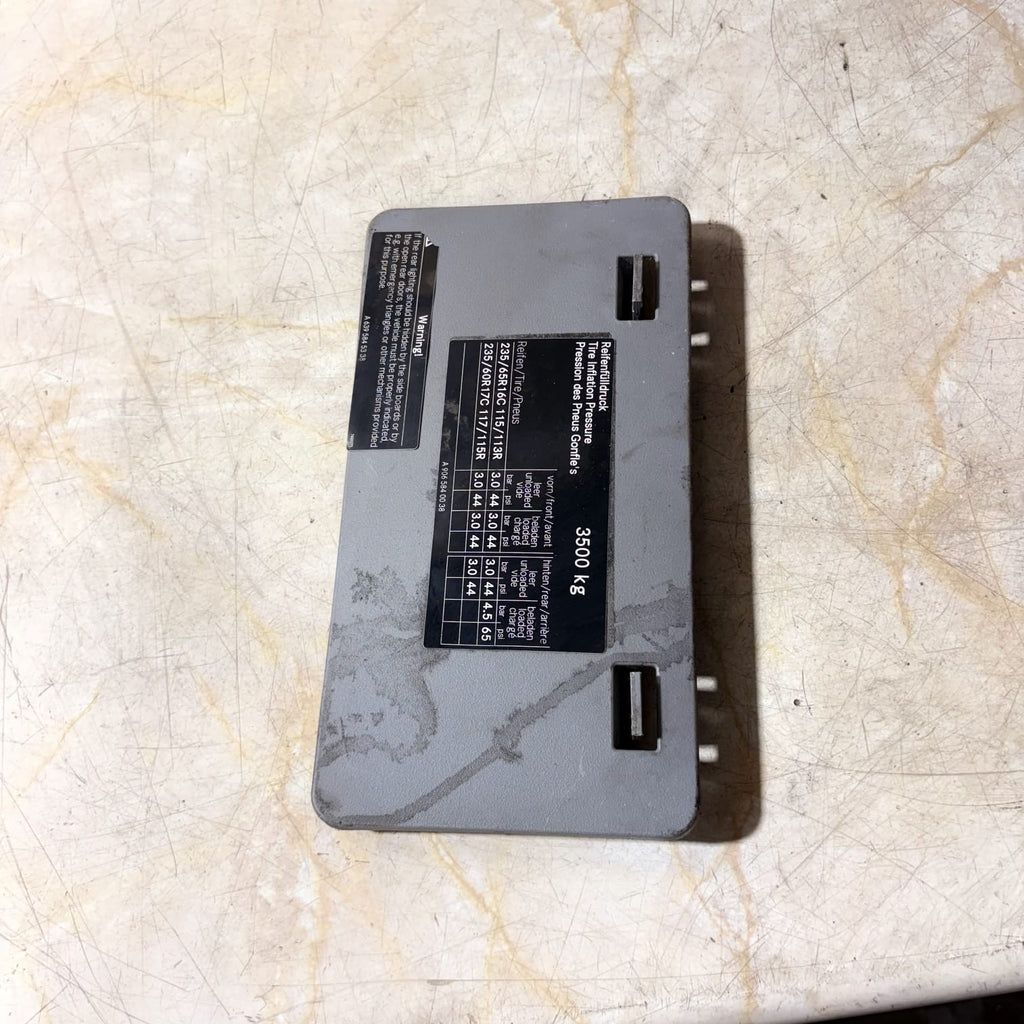 MERC SPRINTER 314 W907 (2007) SEAT BASE BATTERY FUSE COVER A6395845338