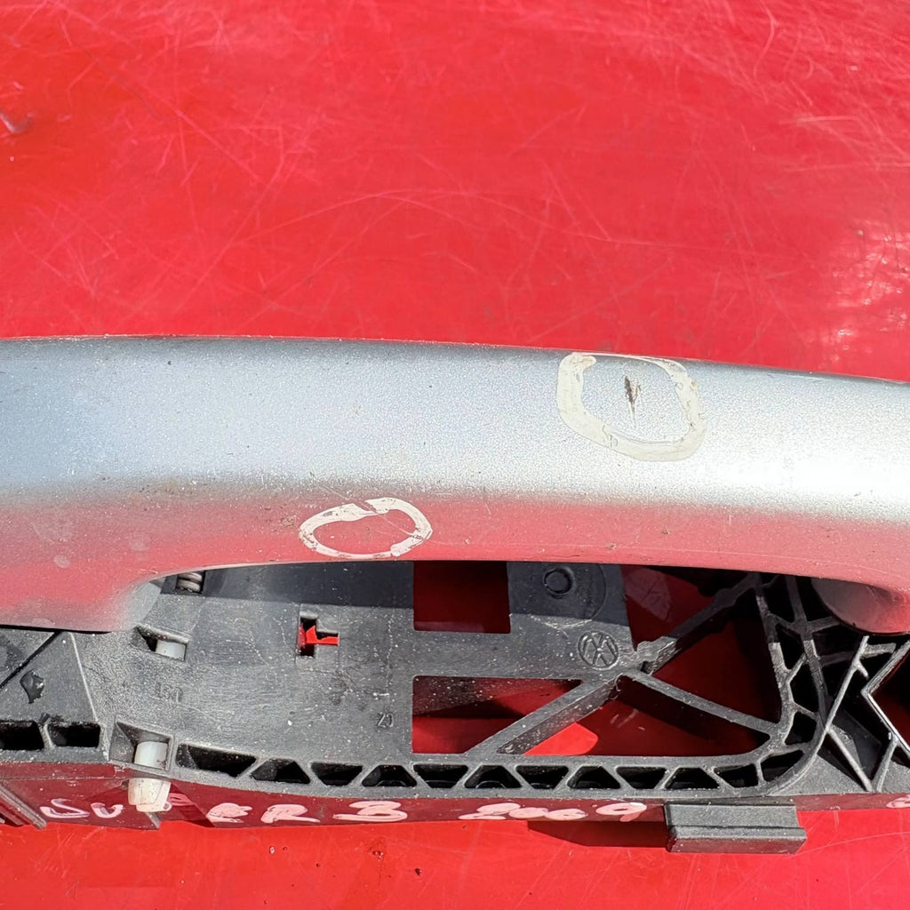 SKODA SUPERB II 3T 2008-2015 OSR Right Rear Outer Door Handle Grey 5N0839885F