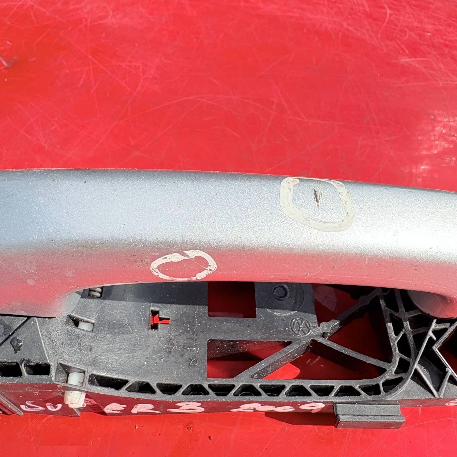 SKODA SUPERB II 3T 2008-2015 OSR Right Rear Outer Door Handle Grey 5N0839885F