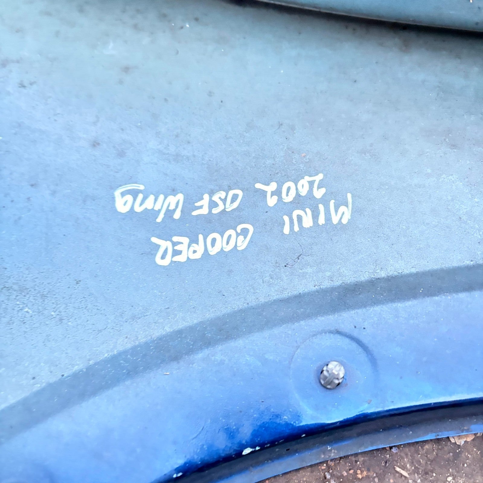 MINI Cooper One R50/R53 2002-2006 Front Right Wing Fender Side Repeater O/S Blue