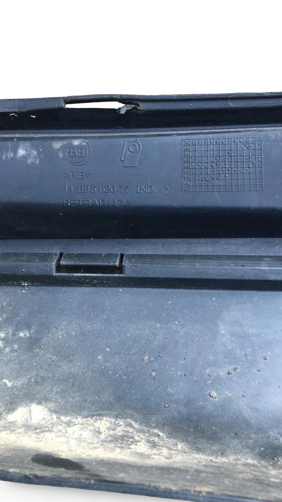 Plastic Rear Bumper Citroen Jumpy (2005) 1.9 Diesel 51kW 3P