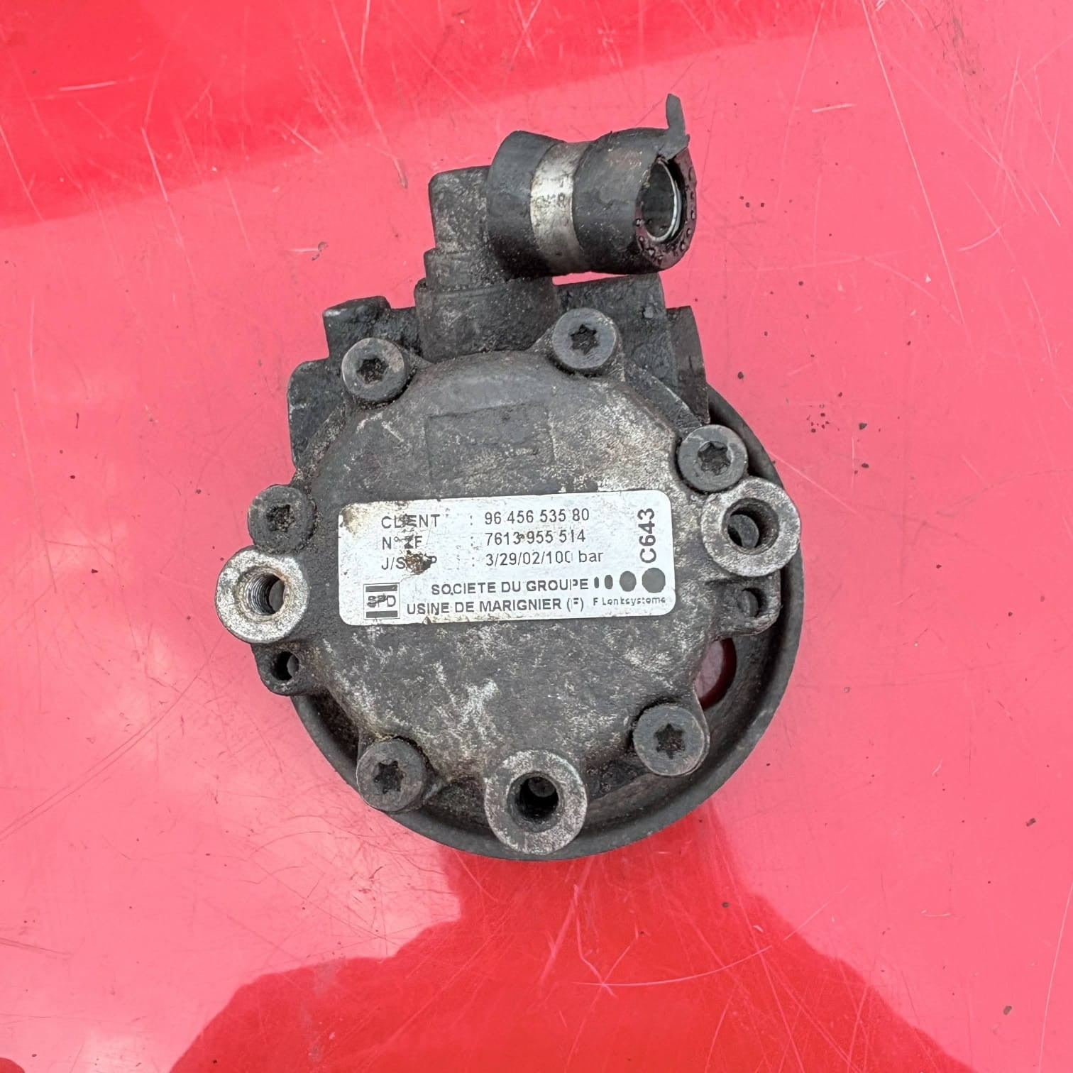 Citroen Relay Peugeot Boxer Fiat Ducato PAS Pump 9645653580 4007CK 02-06