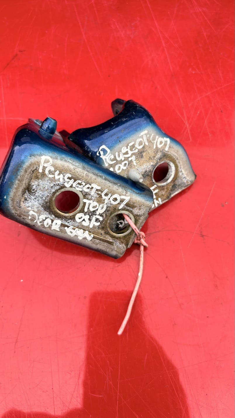 PEUGEOT 407 2004-2011 FRONT DOOR HINGES UPPER TOP DRIVER PASSENGER PAIR
