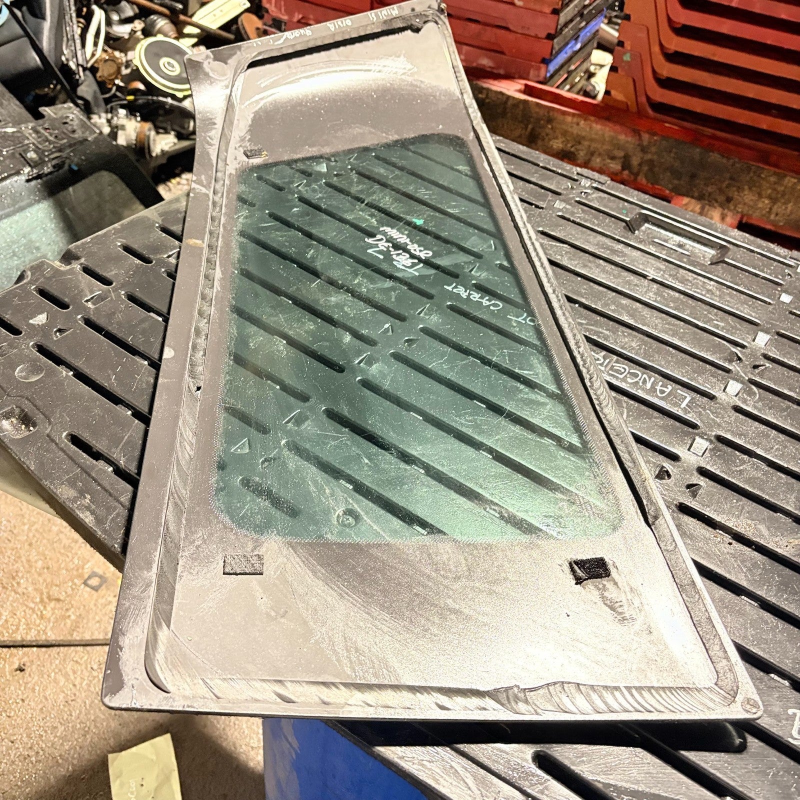 Quarter Window Glass Mini Cooper R50 R53 Rear Right Side AS2 Green
