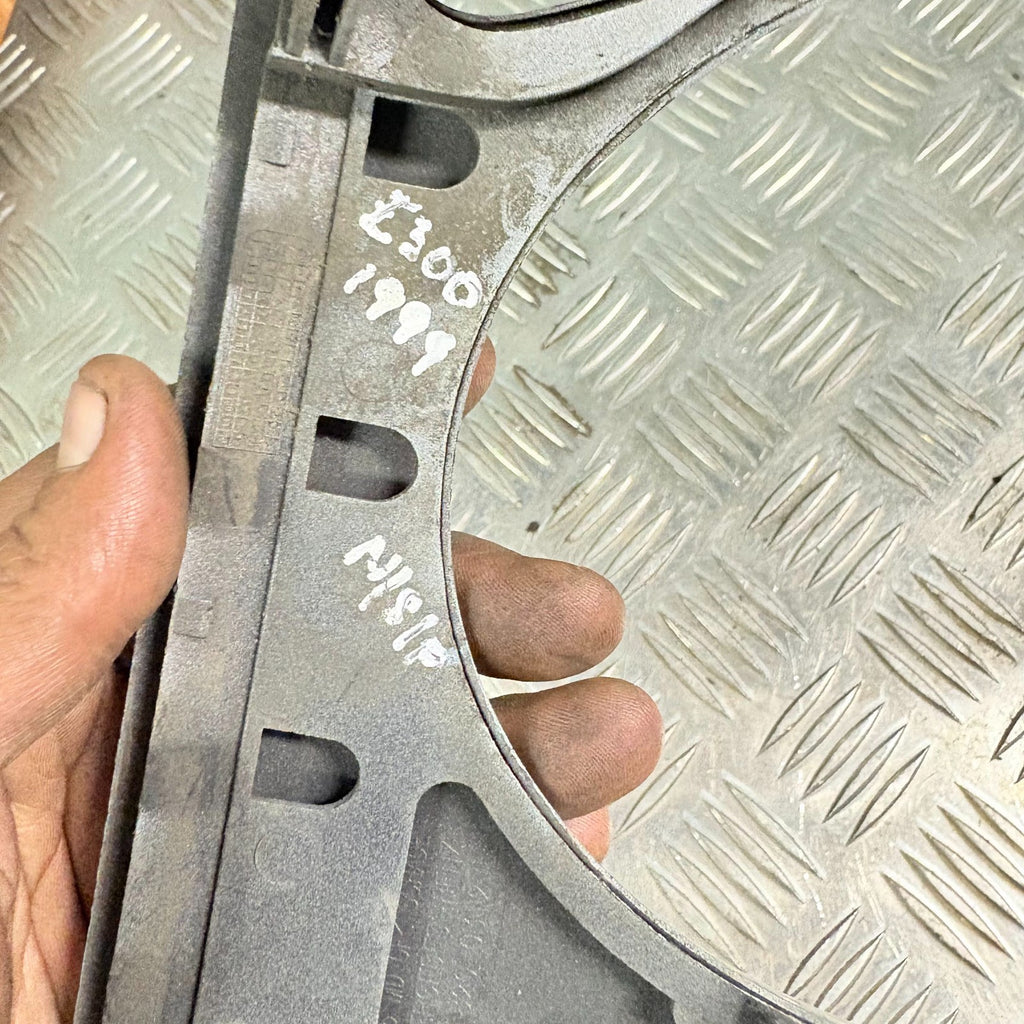 MERCEDES BENZ E CLASS E300 1999 HEADLIGHT LOWER COVER FRAME TRIM FRONT LEFT