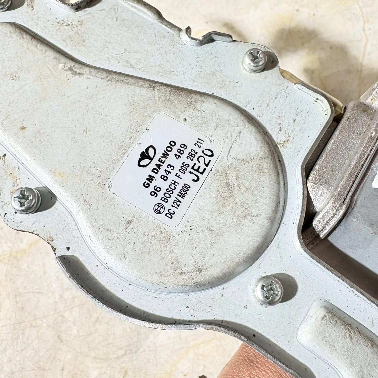 CHEVROLET SPARK 2009-2015 REAR WIPER MOTOR, 96843489