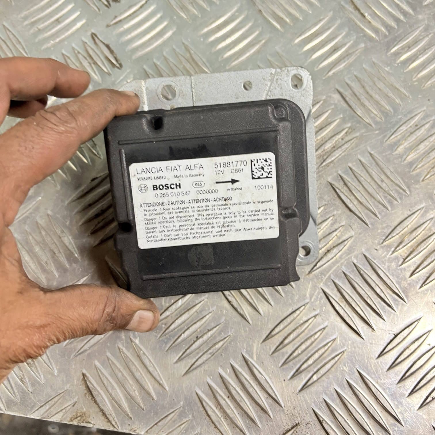 Fiat Doblo 2010 Control unit module 0285010547 IPJ123819