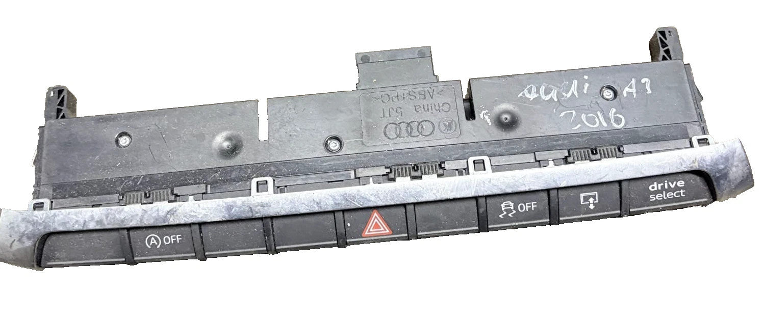 Audi A3/S3 8V Sportback Hazard Control Panel Drive Select 8V0925301G 2013-2016
