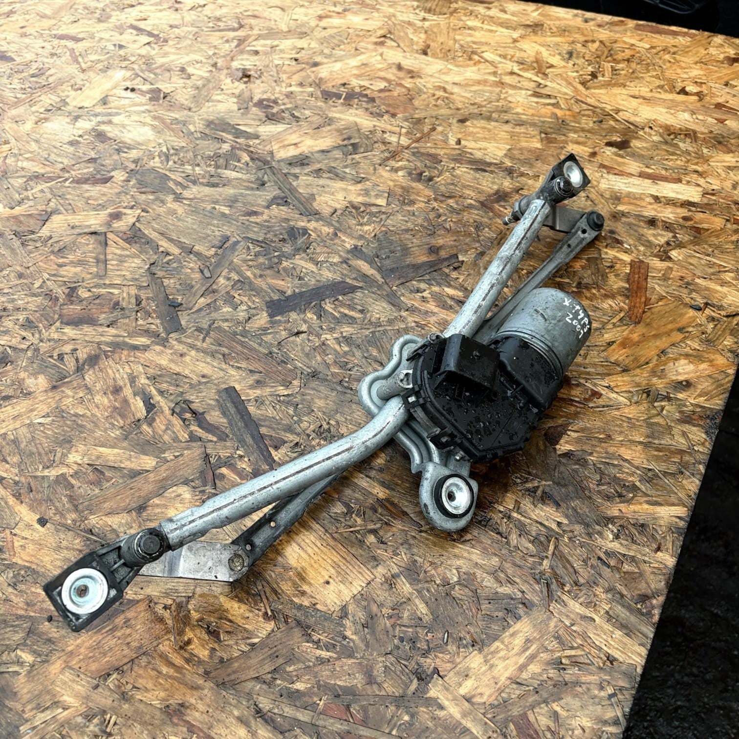 Jaguar X-Type 2001-2009 Front Wiper Motor & Linkage 1X43-17504-BH 3397020683