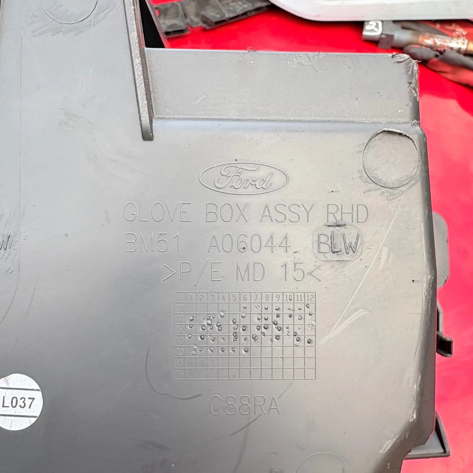 Ford Focus Mk3 Dashboard Glove Box Compartment Door BM51A06044BLW Grey 2011-2018