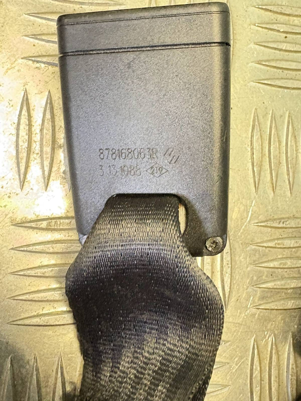 Dacia Sandero II/Stepway Rear Right Seat Belt Buckle 878168063R 2012-2020