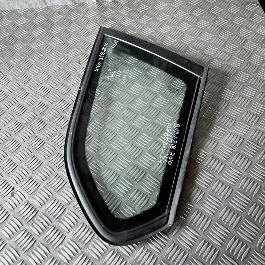 BMW 3 Series E90 318 Rear Left NSR Quarter Window Glass Fixed Door Saloon 04-11