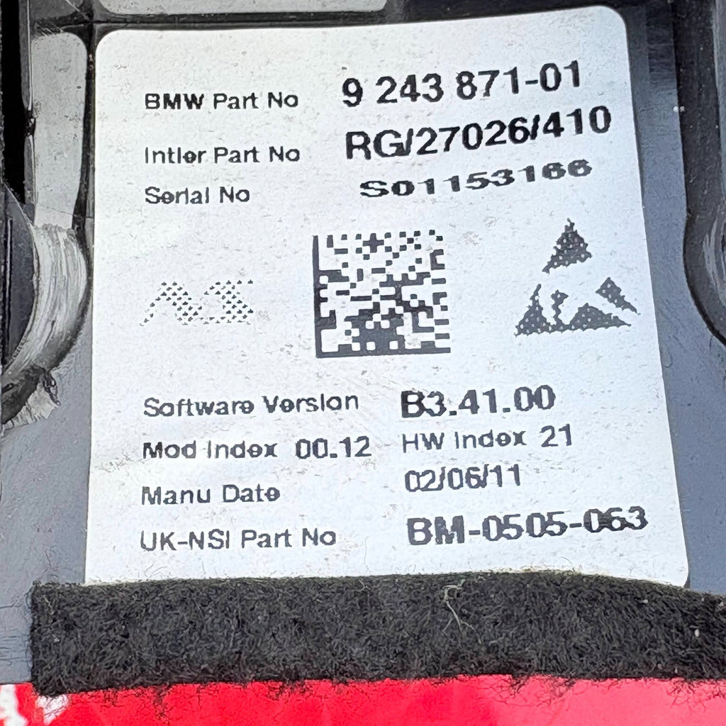 MINI CLUBMAN 2011 SPEEDO CLOCK 9 243 871-01