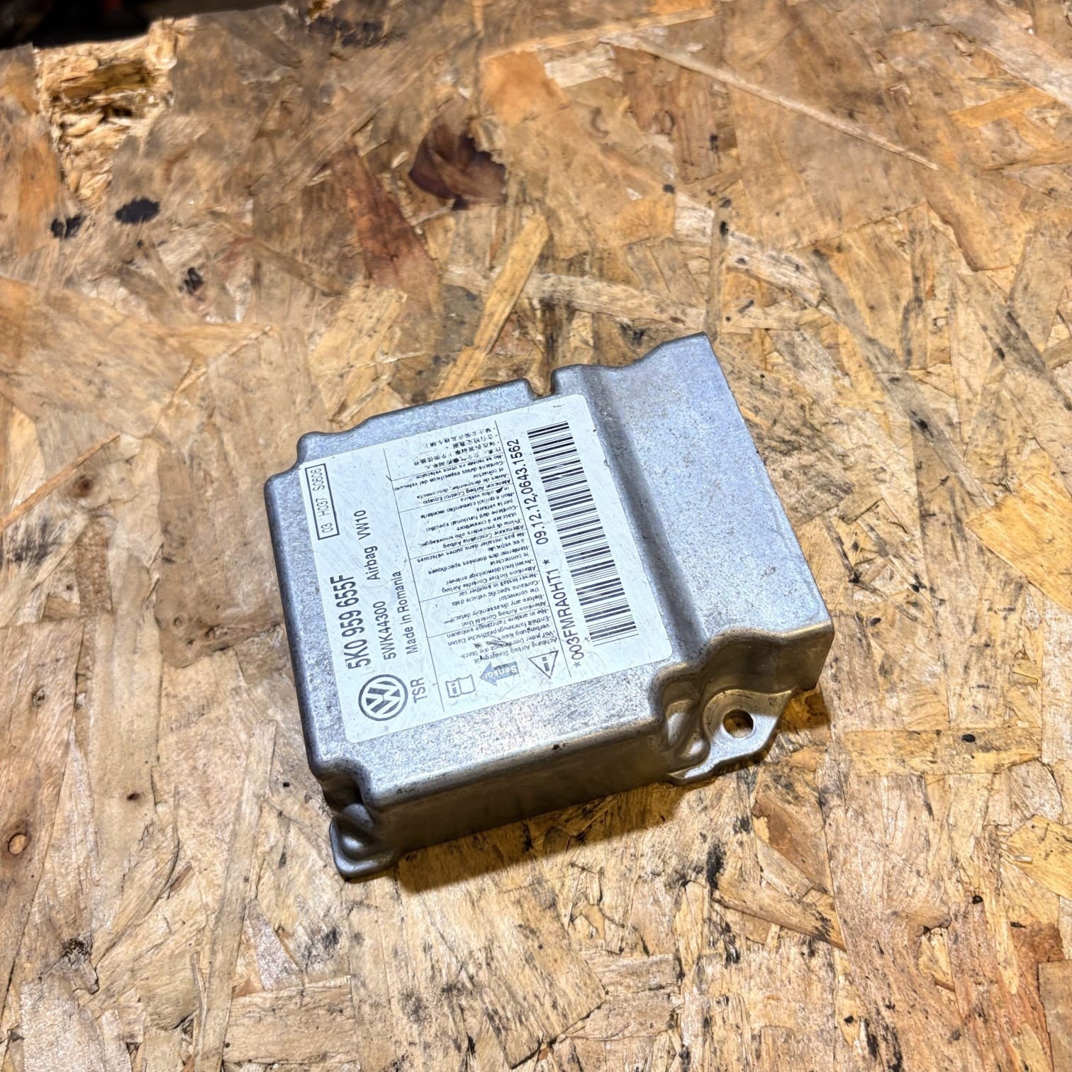 VOLKSWAGEN VW GOLF PLUS BAG MODULE 5K0959655F 2010