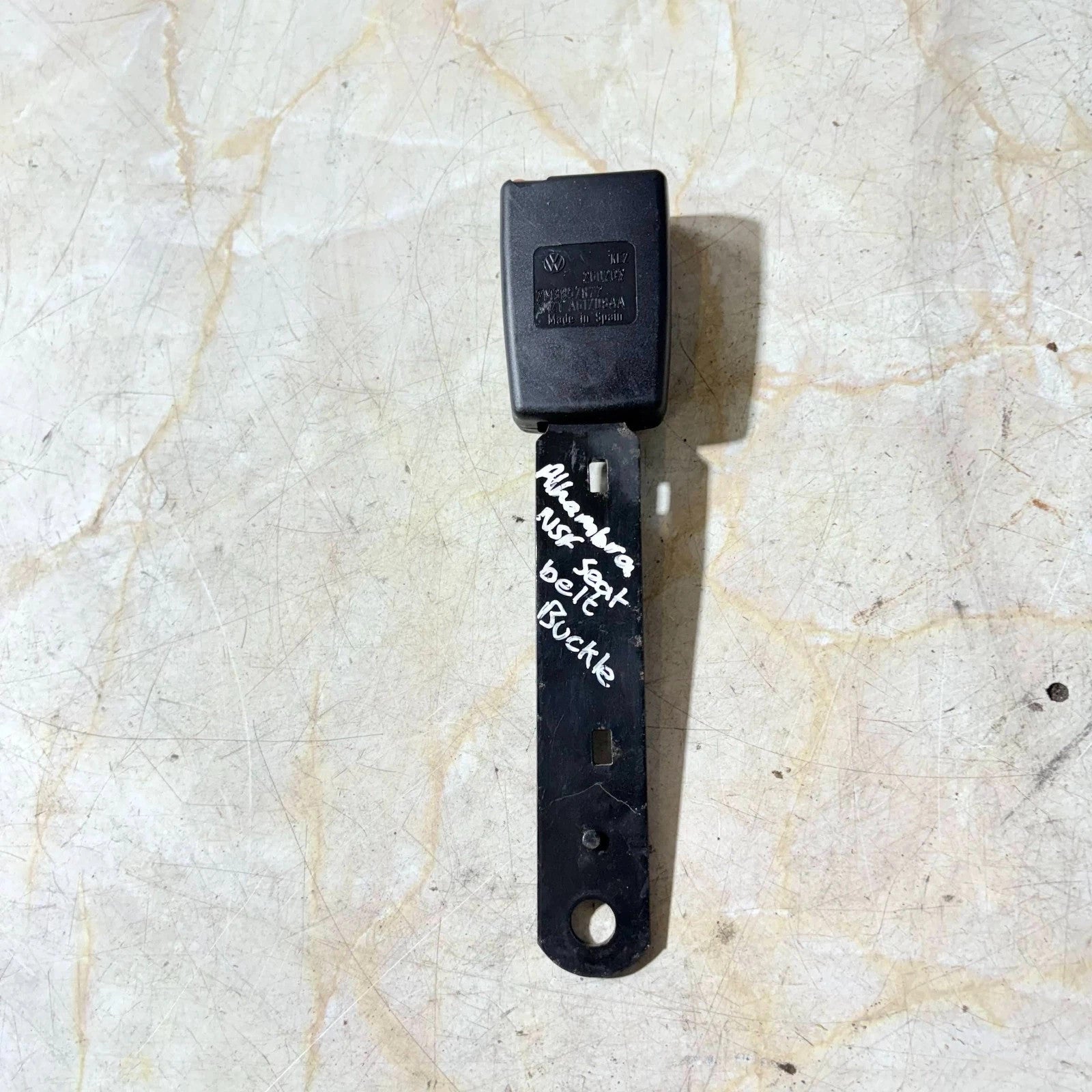 Seat Alhambra 2000-2010 Front Left Seat Belt Buckle Stalk 1M21A61208AA 7M3857877