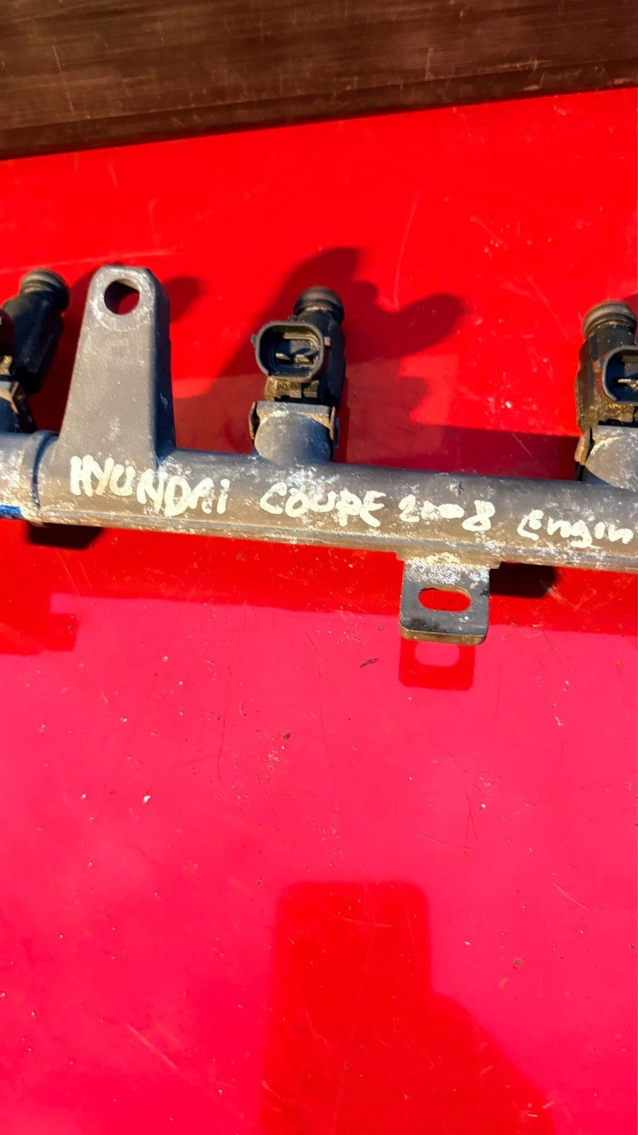HYUNDAI COUPE 2008 FUEL INJECTOR RAIL