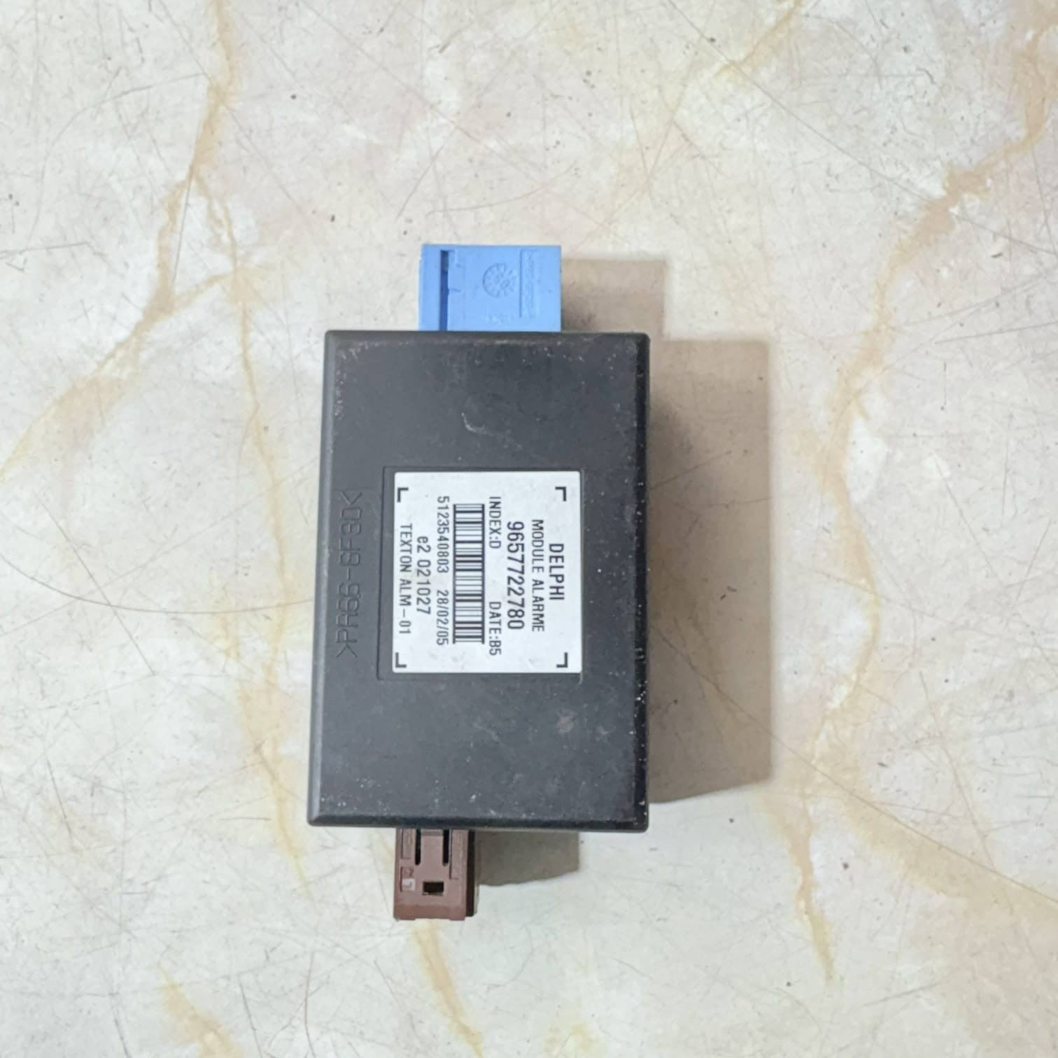 PEUGEOT 106 CC ALARM CONTROL UNIT 9657722780 MODULE 00-07