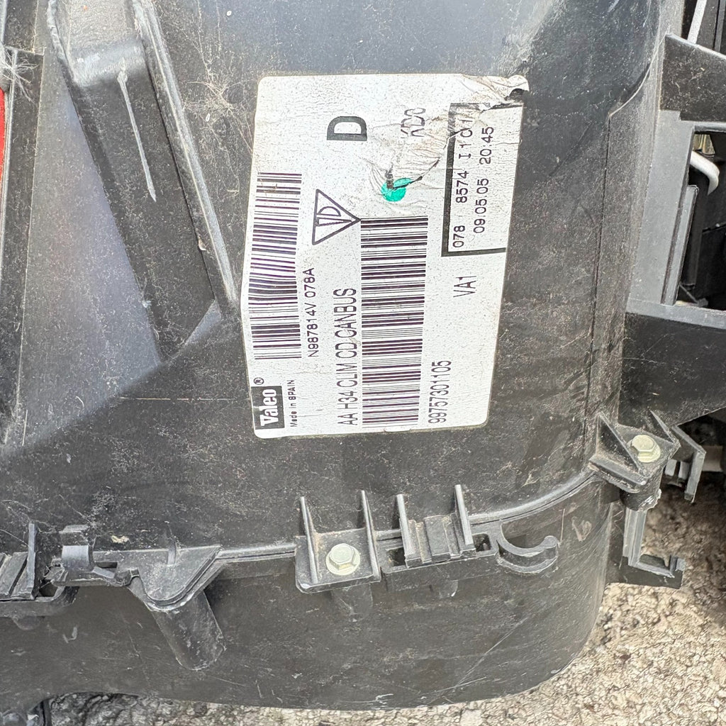 Porsche Boxster Heater Matrix Housing Box 99757301105