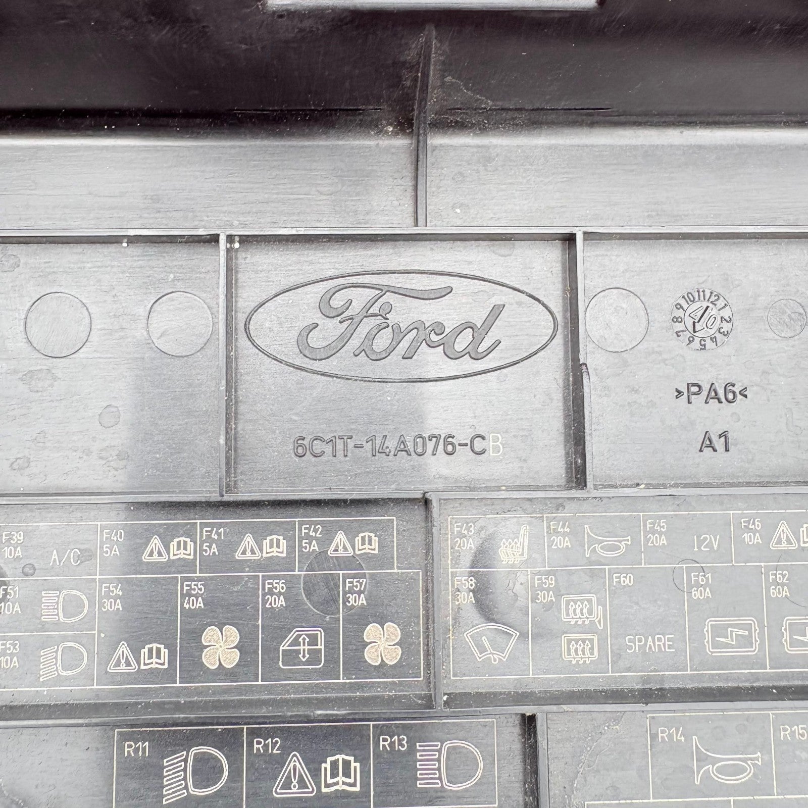 6c1t14a076c Cover Fuse Box 6c1t-14a076-c Ford Transit