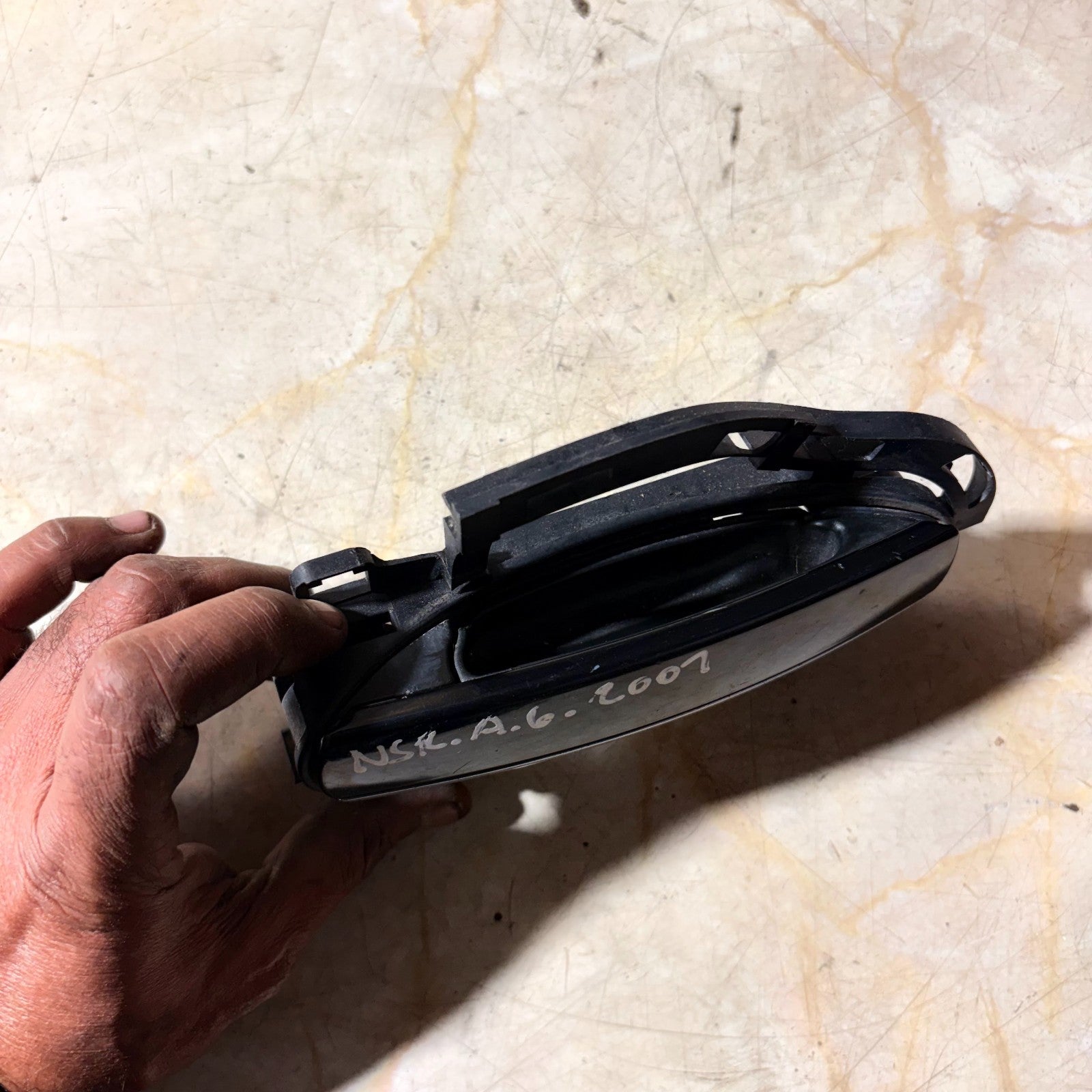 Audi A6 2006-2011/S6 2007-2011 Rear Left Door Handle Black/Chrome 4F0837207B