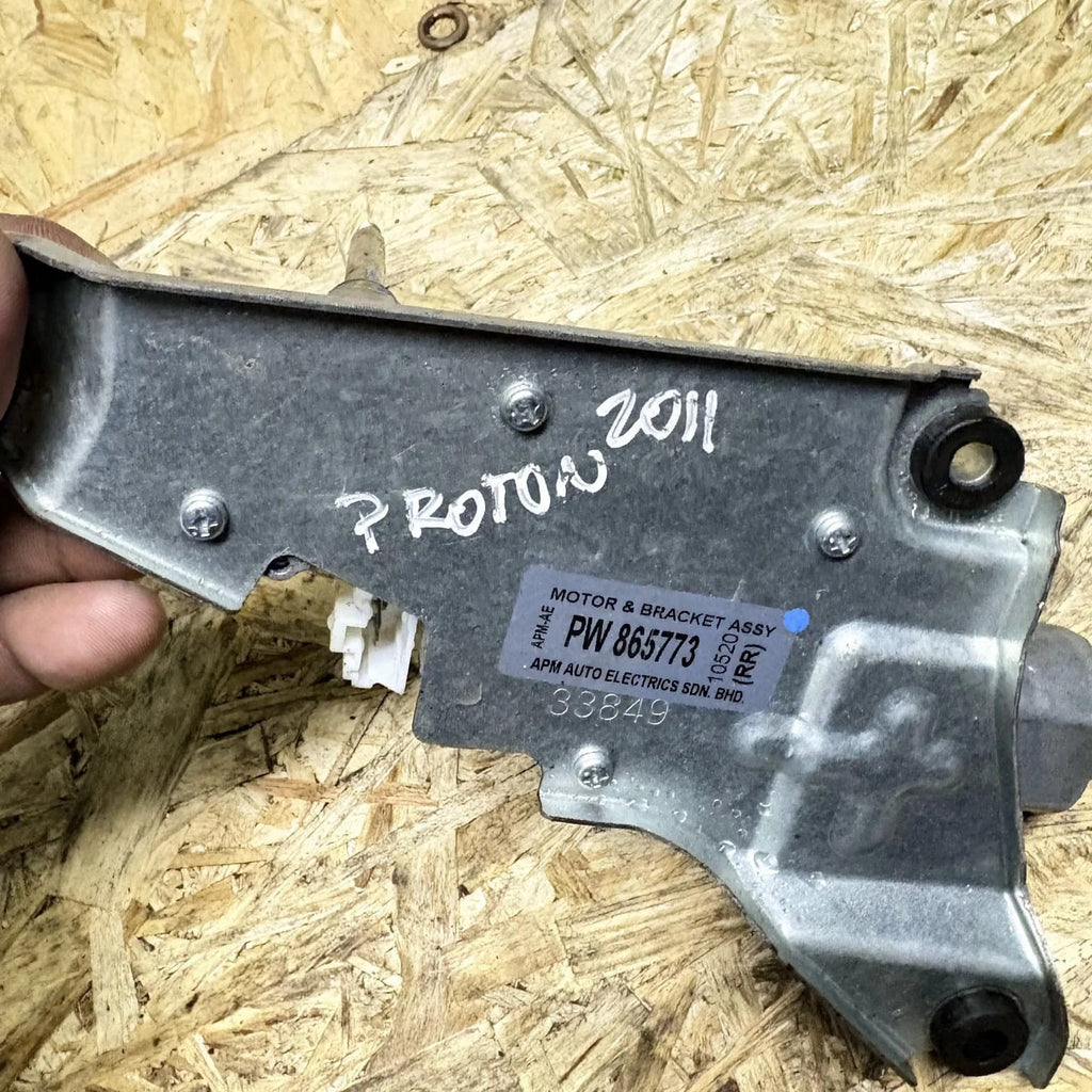 PROTON SAVVY 2011 REAR WINDSCREEN WINDOW WIPER MOTOR PW865773