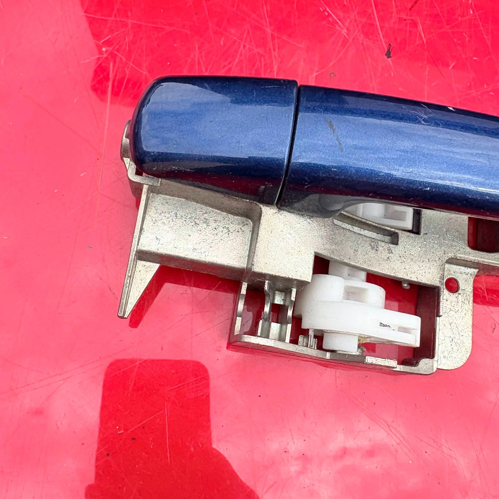 04-12 PEUGEOT 407 MK1 N/S Passenger Rear Door Handle Outer 9653401680