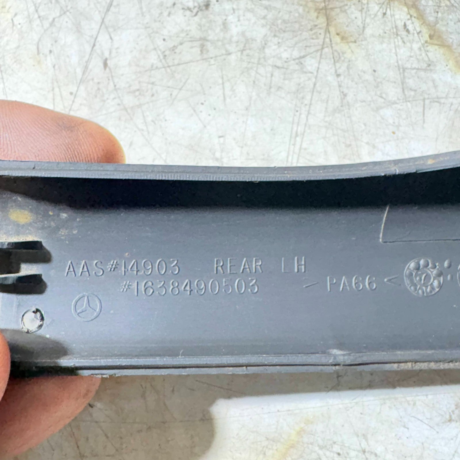 Mercedes-Benz W123 Cover Roof Rails Rear Left A1638490503