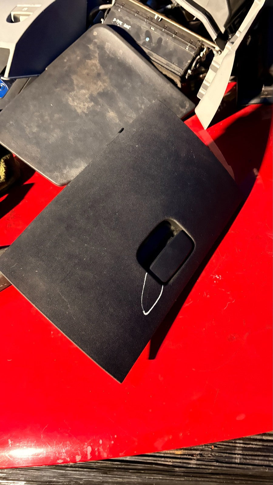 Fiat Grande Punto 2011 Glovebox Storage Compartment Assembly Door + Latch