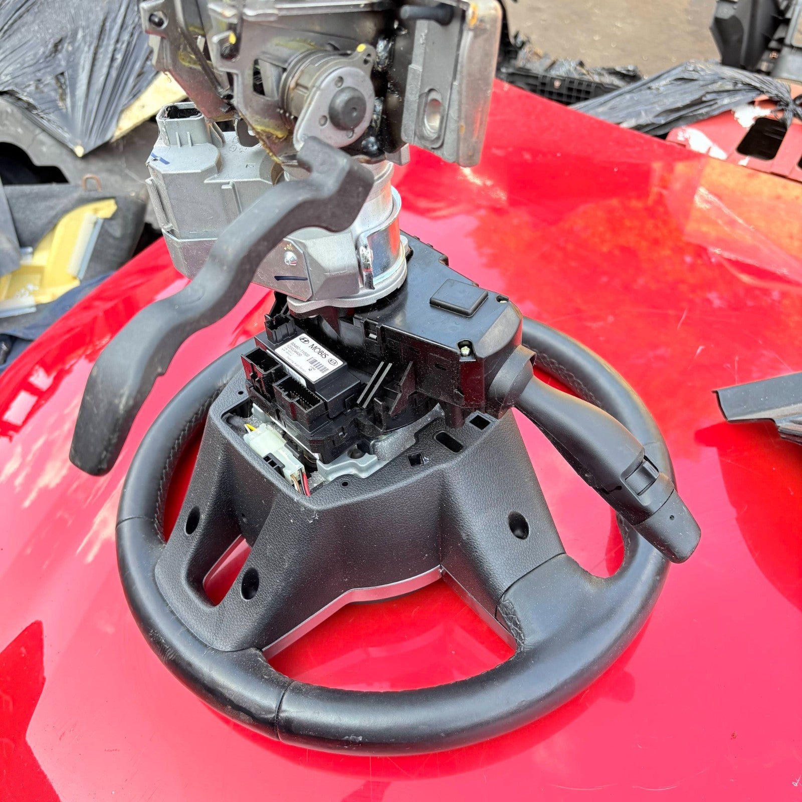 KIA SPORTAGE QL MK4 FACELIFT LATE 2018-2021 STEERING COLUMN WHEEL 93404D9962