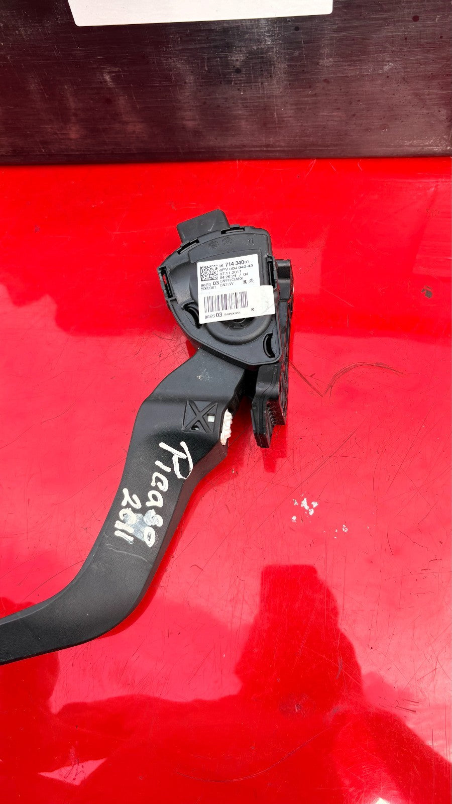 CITROEN C3 Picasso 2011 ACCELERATOR THROTTLE PEDAL 9671434080
